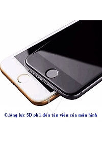 Kính Cường Lực Cho iPhone 7 plus/ 8 Plus - Màu Trắng - Full Màn Hình - Hàng Chính Hãng