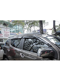 Bộ vè che mưa chỉ mạ Crom cao cấp dành cho xe Chevrolet Trailblazer