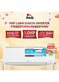 FTKB25YVMV - Máy lạnh Daikin FTKB25YVMV Inverter 1HP 2024 - Hàng Chính Hãng - Chỉ Giao HCM