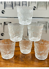 BỘ 6 CỐC UỐNG THỦY TINH BĂNG TUYẾT CAO CẤP SIÊU ĐẸP - VD96