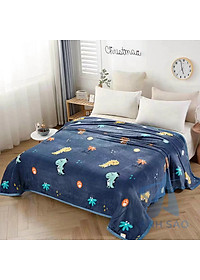 Mền lông tuyết dày dặn cao cấp kích thước đa dạng mềm mịn mùa hè, giữ ấm mùa đông dùng phòng máy lạnh dễ gấp gọn