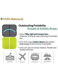 Đệm ngồi di động cao cấp Bullsone - Hàng chính hãng