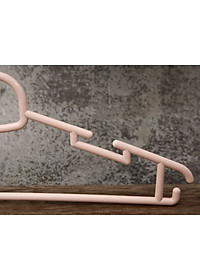 Set 10 cái Móc áo đầm vuông Hara 180 Bằng Nhựa Cao Cấp Inochi Nhật Bản (407 x 80 x 220 mm) - Giao Màu Ngẫu Nhiên