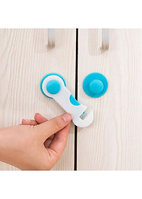 Bộ 4 Khoá Chặn Cửa Tủ , Tủ Lạnh Bảo Vệ An Toàn Cho Bé Milliken NL-3021 - Màu Ngẫu Nhiên