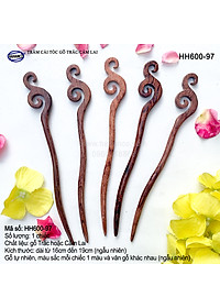Trâm cài tóc bằng gỗ Cẩm Lai/Trắc (Đủ kiểu dáng) HH600 - phong cách cổ trang, điêu khắc sang chảnh HOT TREND cho nữ  - HAHANCO
