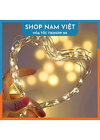 Đèn Led Đom Đóm Dây Đồng Uốn Dẻo Trang Trí Noel, Giáng Sinh, Năm Mới