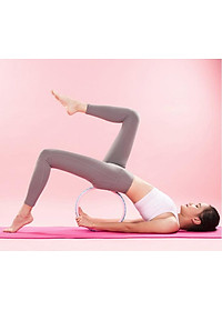 Vòng tập yoga 33 * 14 cm khung nhựa ABS chịu lực 300 kg bọc cao su Pu in hoa văn chống trơn trượt 100%