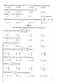 Sách tham khảo- Bộ Đề Kiểm Tra Toán 7 (Bám Sát SGK Chân Trời Sáng Tạo)_HA