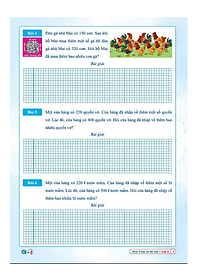 Sách - Giải toán có lời văn lớp 3 - chương trình mới