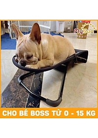 Ghế giường nằm ngồi bập bênh cho chó cún mèo thú cưng ngủ giá rẻ cỡ lớn MySun
