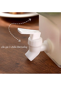 Bình Nước 3.5L Có Vòi Để Tủ Lạnh Cao Cấp,Đựng Nước Trái Cây Tiện Lợi Đa Năng Ngăn Nắp