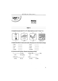 Sách Đề Kiểm Tra Tiếng Anh Lớp 3 ( Dùng Chung Cho Các Bộ SGK Hiện Hành - Có Đáp Án )