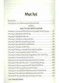 NGHỆ THUẬT CHAMPA - Tượng Các Thần Hindu Giáo - Ngô Văn Doanh - (bìa mềm)