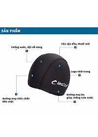 Nón Bơi Vải PU co dãn cao cấp, độ đàn hồi cao, bền đẹp , phù hợp với các bạn không quen loại nịt chặt Yesure Cleacco Cao Cấp Chống Thấm Nước , Mềm Mại - Hàng Chính Hãng