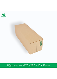 MC3 - 28.5x10x10 cm - 60 Thùng hộp carton đóng hàng