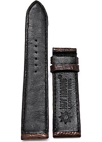 Dây Đồng Hồ Da Cá Sấu Huy Hoàng HT8202 - Nâu Đất