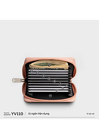 Ví Yuumy ( Thời trang nữ cầm tay nhiều ngăn - Ví da Seasand YV110 )