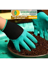 Găng tay làm vườn, có móng vuốt, độ bền cao, chống thấm nước, đào, xới đất, dễ vệ sinh |Greenhome