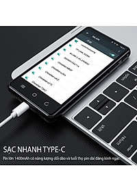 (Hỗ Trợ Tiếng Việt) Máy Nghe Nhạc Android MP4 Màn Hình Cảm Ứng 4.0 Inch Bluetooth WiFi Ruizu H8 Bộ Nhớ Trong 16GB - Hàng Chính Hãng