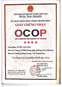 Nước lau sàn hữu cơ enzyme sinh học từ vỏ dứa Fuwa3e 1L - hương SẢ CHANH/ QUẾ