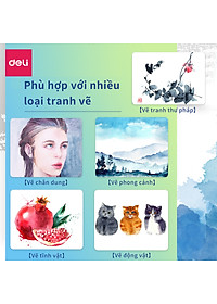 Màu Nước Dạng Tuýp Deli - 12 Màu/18 Màu/24 Màu - 73850 / 73851 / 73852