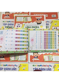 Sách tập đánh vần tiếng việt 4-6 tuổi (Tặng Kèm Thẻ Ghép Vần)