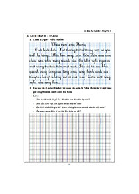 Đề Kiểm Tra Tiếng Việt 3 - Tập 1