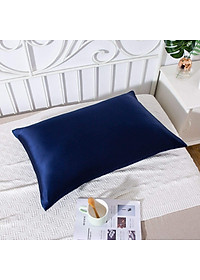 Cặp Vỏ Gối Lụa Cao cấp A - 50x70cm hoặc 60x80cm - mềm mịn mát lạnh