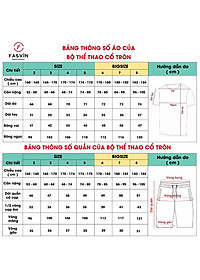 Bộ thể thao nam Fasvin AT20252.HN chất vải mềm nhẹ co giãn mát mẻ không bai không xù