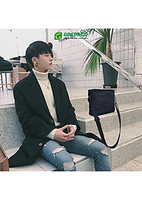 Túi Đeo Chéo Grepaco Nam Nữ Unisex Vải Bố Canvas Tote Chống Nước Dạng Dây Đeo Vai Xách Đa Năng Đựng Điện Thoại Tiền Đi Học Du Lịch Thể Thao Size Mini Phong Cách Thời Trang Hàn Quốc