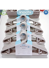 Móc Treo Quần Áo, Móc Treo Đa Năng Hara, Bộ Sưu Tập Móc Quần Áo Người Lớn Nhựa Cao Cấp Inochi