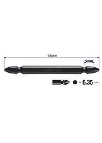 Mũi vít ta rô (đầu mũi vít siêu cứng) B43H - Vessel (Nhật Bản)