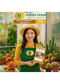 Đá Khoáng Masato GreenHome, Bao 500gr, Loại Cao Cấp, Sạch Bụi, Không Vụn, Rải Mặt, Kích Rễ, Giúp Sen Đá Lên Màu Nhanh