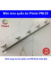 Móc treo quần áo dán tường inox 304 phụ kiện nhà tắm Pimisi - kèm keo dán siêu chắc | Hàng chính hãng