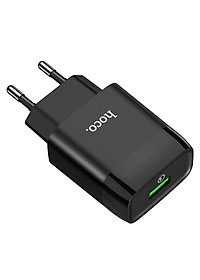 Củ Sạc Nhanh Hoco C72Q Hỗ Trợ QC3.0 3A 18W-1 Cổng - Hàng Chính Hãng