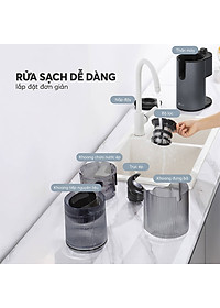 Máy ép chậm Elmich JEE-8758, công suất 240W, bảo toàn dưỡng chất, giữ trọn hương vị, ép kiệt bã tới 98% - Hàng Chính Hãng