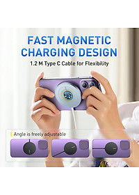 Đế Sạc Nhanh 15W Không Dây Baseus Simple Mini3 Magnetic Wireless Charger Cho 12 13 14 - Hàng Chính Hãng