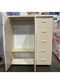 Tủ quần áo nhựa đài loan 2 cánh 5 ngăn _TN25-01