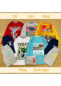 Bộ dài bé trai xuất dư Place đồ mỏng vừa phải mặc thoải mái 4 mùa MamLa
