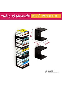 Kệ gỗ trang trí trưng bày hiện đại SMLIFE Windtalk