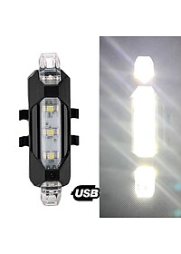 Đèn Hậu Phía Sau Cảnh báo an toàn Đuôi Xe Đạp DC918 Sạc USB Có Thể Sạc Lại MaiLee