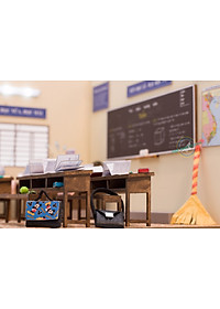 MÔ HÌNH Tự lắp ráp DIY SÀI GÒN THU NHỎ - KÝ ỨC TUỔI HỌC TRÒ - HT01