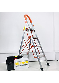 Thang nhôm ghế gia đình 4 bậc SUMIKA SK304 - Chiều cao 1.0m, tải trọng 150kg
