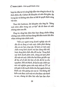 Sách Mark Cuban - 15 Bí Quyết Thành Công Trong Cuộc Đời Và Sự Nghiệp Của Ông Trùm Kinh Doanh Mang Tinh Thần Thể Thao