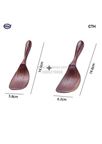 Muôi xới cơm đa năng bằng gỗ Óc Chó (Nhập khẩu Mỹ) - Muôi đa năng - chiên xào các loại, chịu nhiệt độ cao