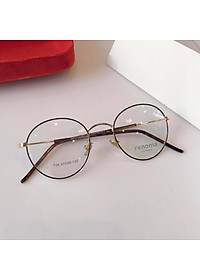 Kính Mắt tròn nhỏ Kim loại Hàn Quốc R728