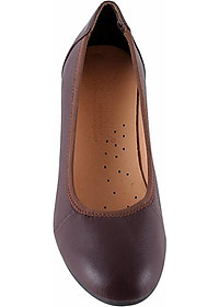 Giày Nữ Da Dò 3 Phân Huy Hoàng HT7940 - Nâu Đất