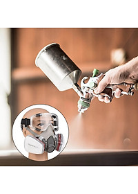 Trọn Bộ Mặt Nạ Chống Độc 3M 6200 Kèm Kính (Phun Thuốc Trừ Sâu, Phun Sơn, Chống Khói Bụi Mịn Và Hóa Chất)