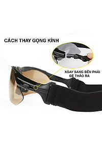 Bộ Kính Đi Xe Đạp Thể Thao,Dã Ngoại 5 In 1 FSB Phân Cực,Chống Tia Cực Tím Có Hộp Đựng Đại Nam Sport