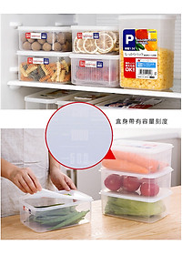 Hộp nhưa bảo quản thực phẩm 1300ml, có nắp mềm - Nội địa Nhật Bản